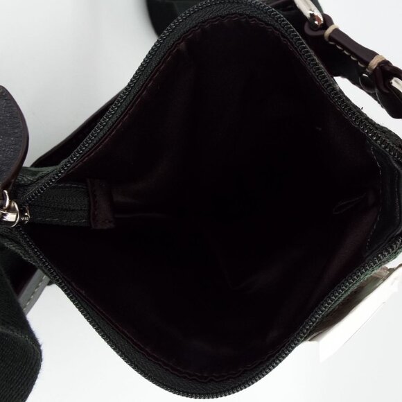 COACH Forest Green Pen Signature Swing Pack Crossbody Bag NWT - Picture 12 of 14